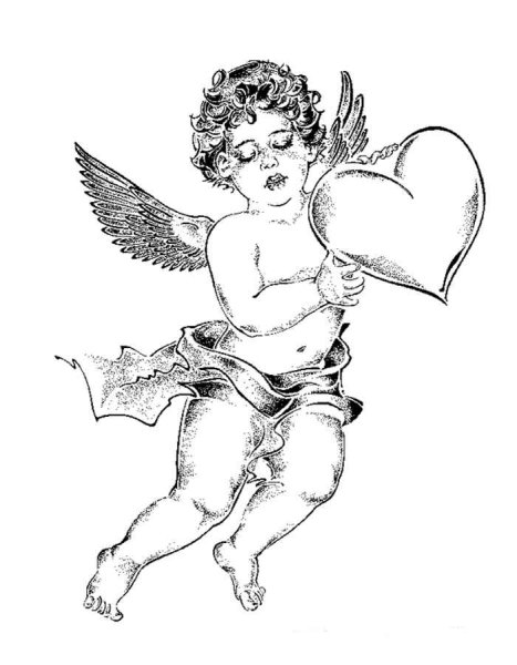 Купидон рисунок
