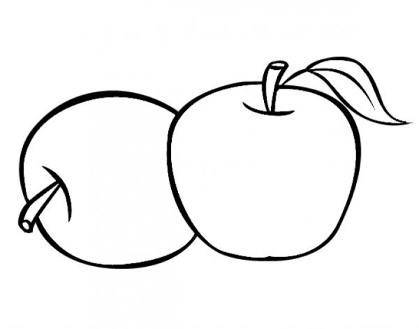 Яблоко рисунок