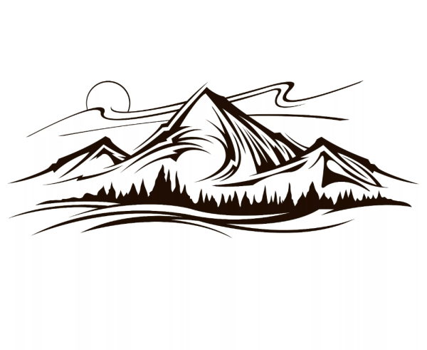 Гора Арарат силуэт