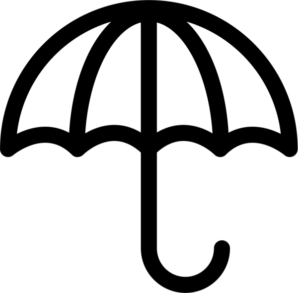 Зонтик контур