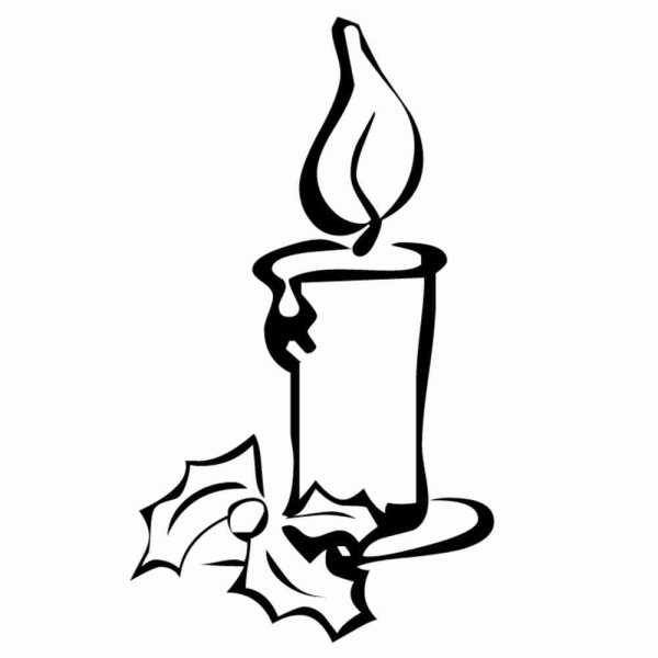 Свеча шаблон
