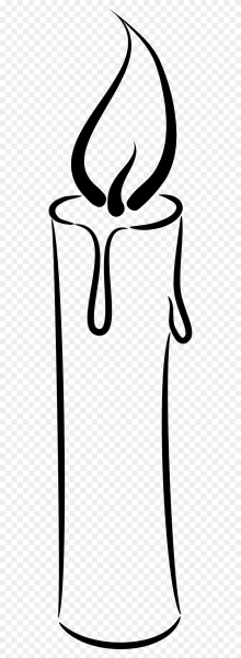 Свеча силуэт