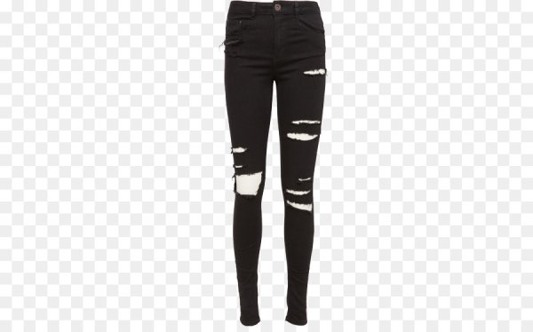 Черные джинсы на прозрачном фоне