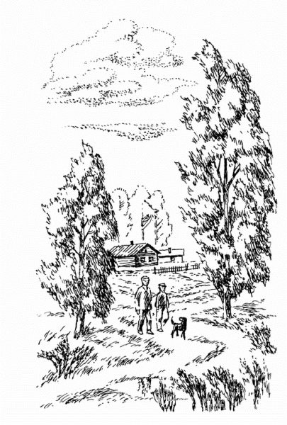 Рисунок к рассказу кладовая солнца пришвин