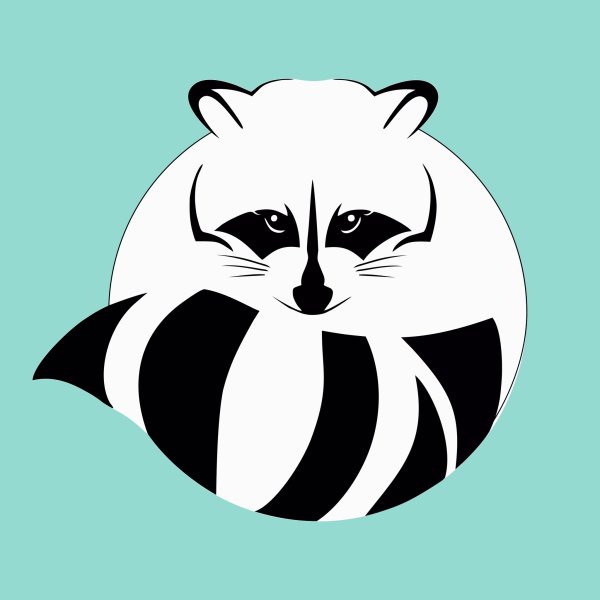 Енот полоскун лого