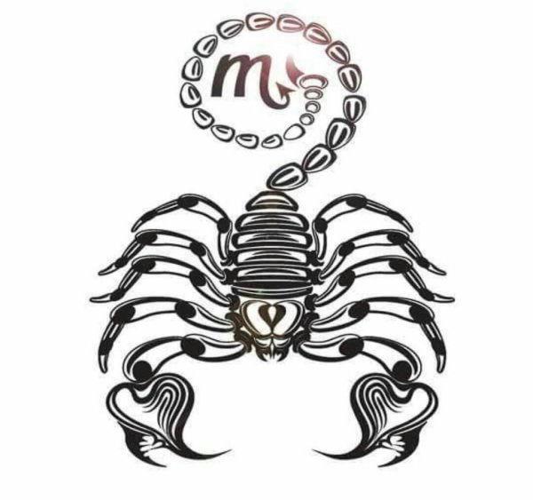 Тату знак зодиака Скорпион