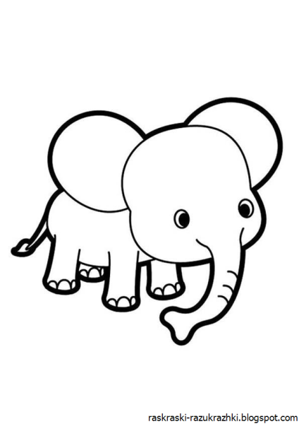 Рисование игрушки Слоненок