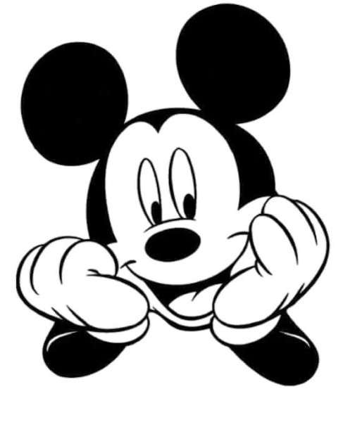 Микки и Минни Маус чб