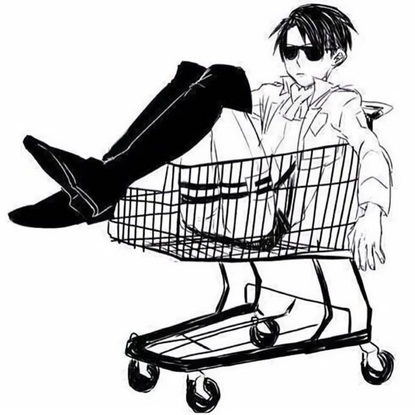 Леви Аккерман чб в полный рост