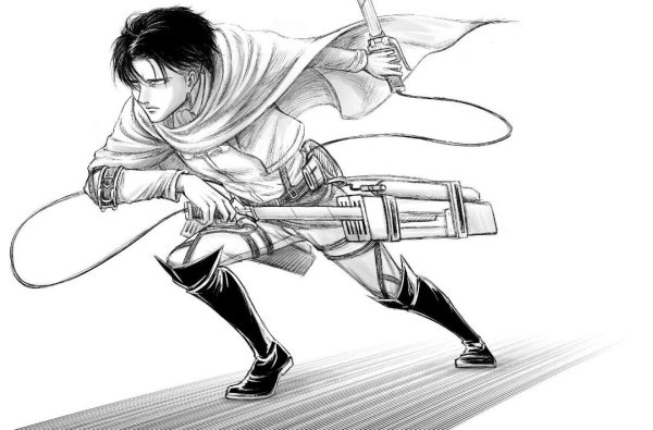 Леви Аккерман Самурай