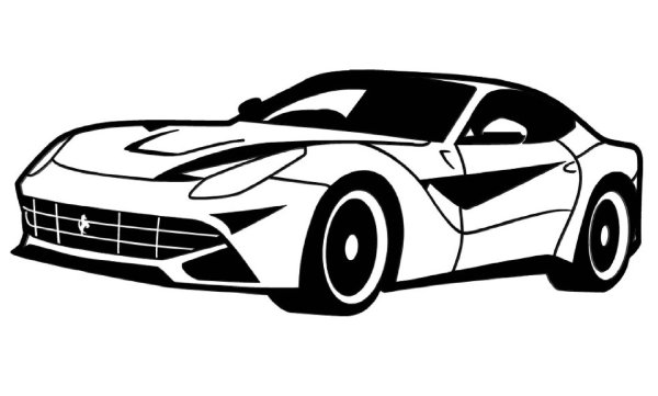 Раскраска Макларен 720s