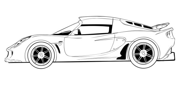 Порше 918 Спайдер рисунок