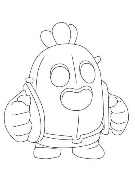 Спайк из Браво старс черно белый