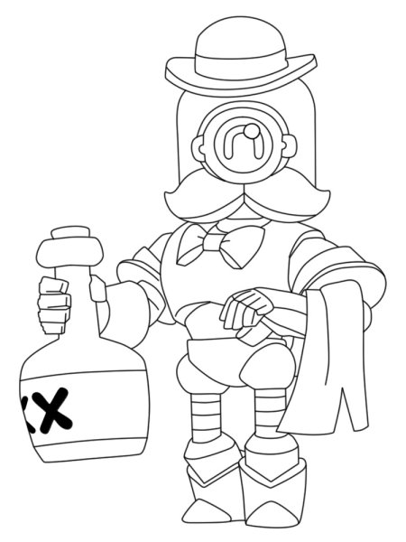 Раскраски БРАВЛ старс ба