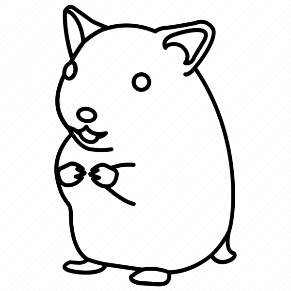 Хомяк в графике