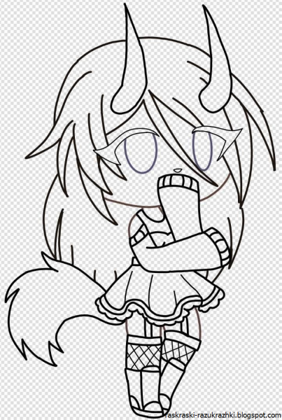 Лёгкие рисунки гача