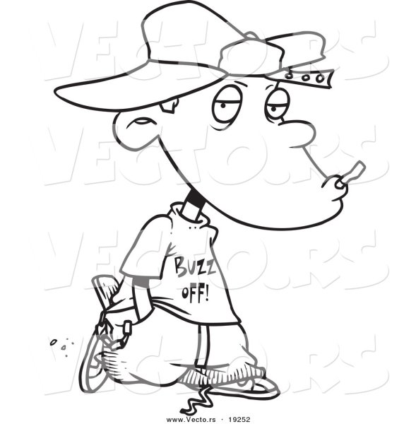 Курение раскраска