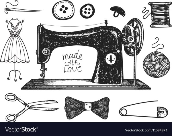 Швейная машинка и Швейные принадлежности