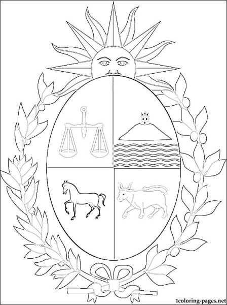 Раскраска геральдика