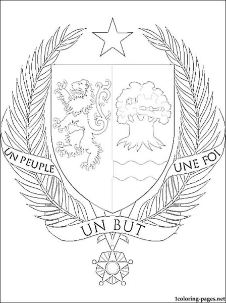 Раскраска герб семьи раскраска