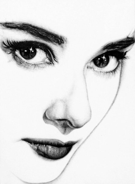 Красивые портреты карандашом