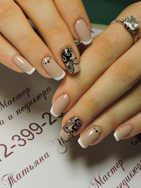 Френч с рисунком