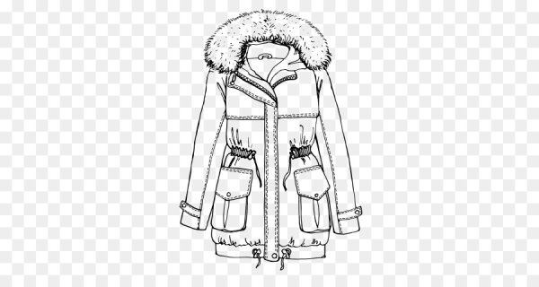 Раскраска куртка зимняя