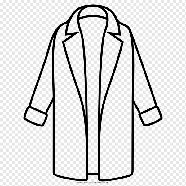Пальто нарисовать