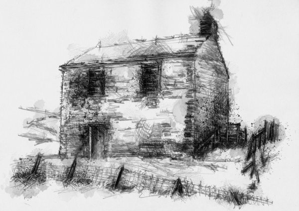 Старинная архитектура рисунки