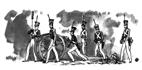 Бородинское сражение 1812 рисунок