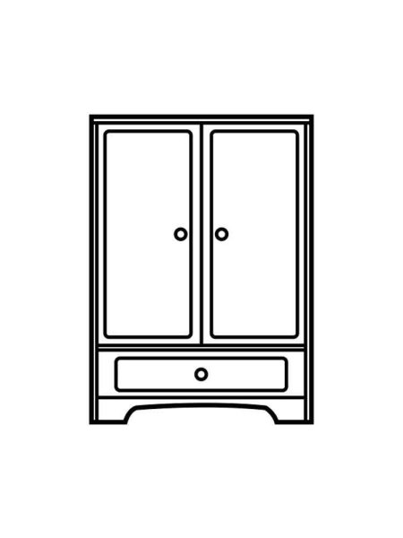 Трафарет для шкафа