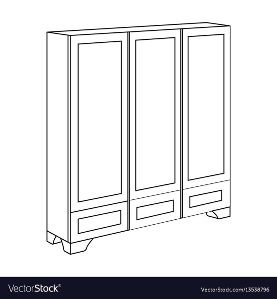 Шкаф раскраска для детей