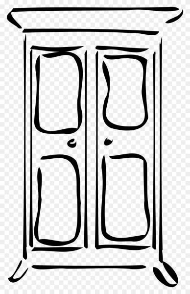 Шкаф вектор чб