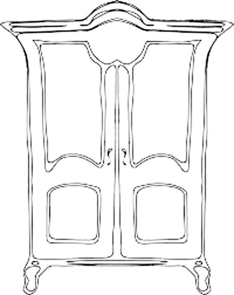 Шкаф раскраска