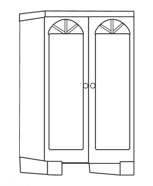 Нарисовать шкаф