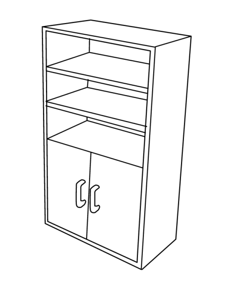 Шкаф раскраска