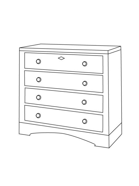 Шкаф раскраска для детей