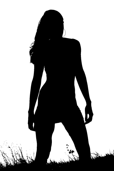 Силуэт девушки