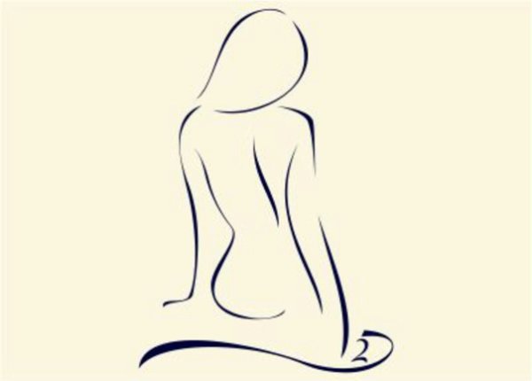 Силуэт женского тела