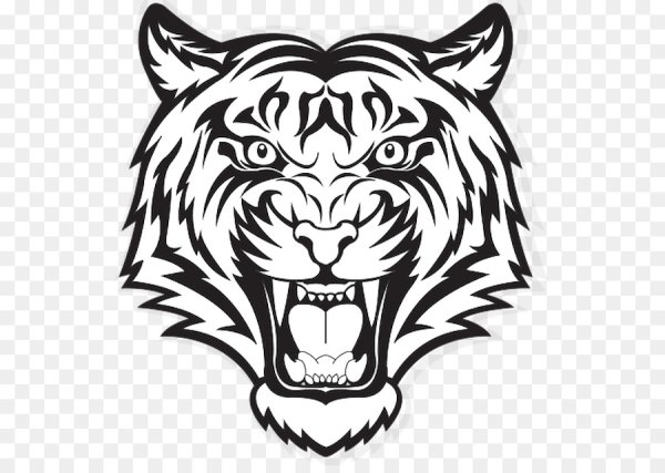 Тигр векторное изображение