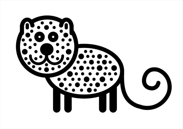 Рисунки для младенцев черно белые