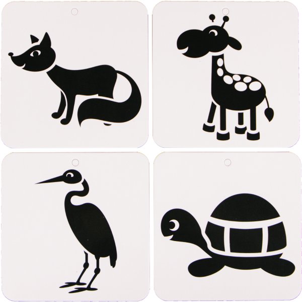 Карточки Монтессори для новорожденных