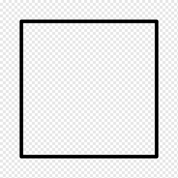 Черная рамка квадрат