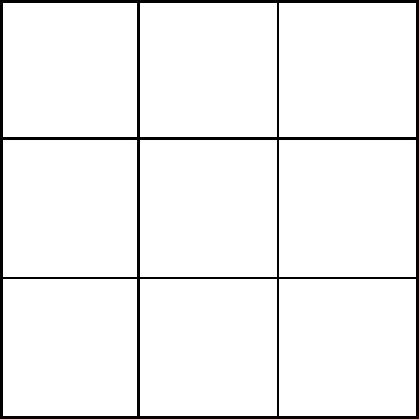 Сетка из 9 квадратов
