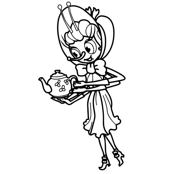 Чуковский Муха Цокотуха раскраска