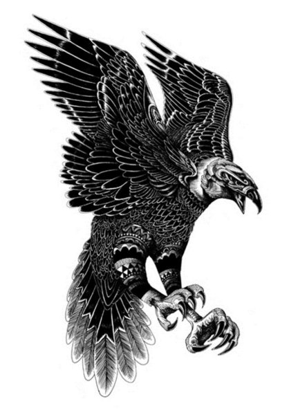 Силуэт орла