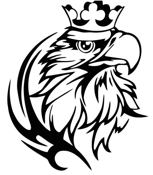 Орел тату эскиз