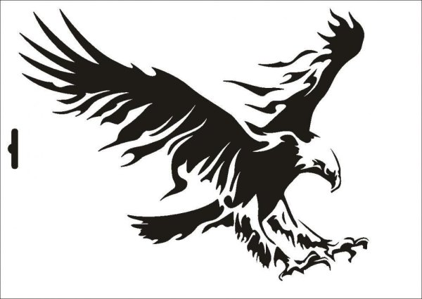 Орел тату эскиз
