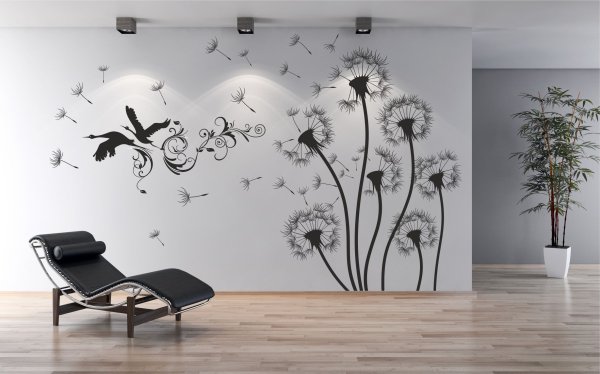 Роспись стен в интерьере