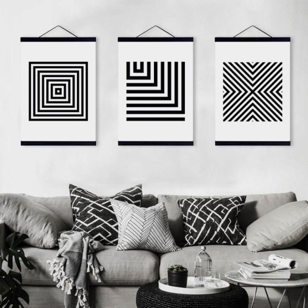 Геометрические украшения на стену